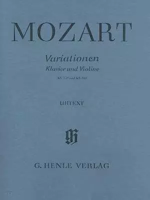 G. Henle Verlag - Variations for Piano and Violin - Mozart/Schmid/Rohrig - Violin/Piano - Book