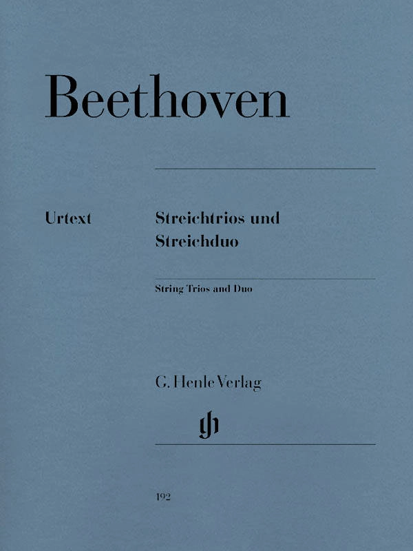 String Trios and String Duos - Beethoven /Platen /Levin /Ehrenbaum - Violin/Viola/Cello - Parts Set