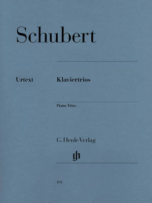 Piano Trios - Schubert /Badura-Skoda /Theopold - Violin/Cello/Piano - Parts Set