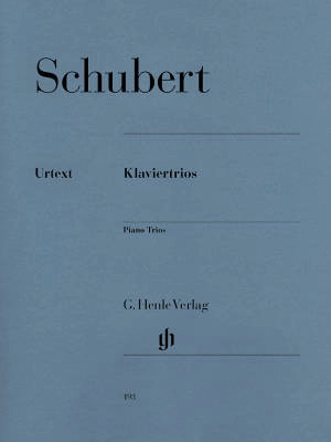 G. Henle Verlag - Piano Trios - Schubert /Badura-Skoda /Theopold - Violin/Cello/Piano - Parts Set