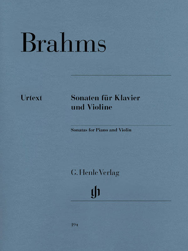 Violin Sonatas - Brahms/Hiekel/Rohrig - Violin/Piano - Book