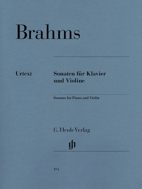 Violin Sonatas - Brahms/Hiekel/Rohrig - Violin/Piano - Book