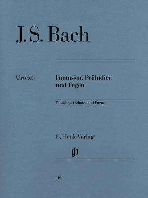 G. Henle Verlag - Fantasies, Preludes and Fugues - Bach/Ronnau/Dadelsen - Piano - Book