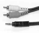 Link Audio - Link Audio 1\/8 TRS to 2x RCA Y-Cable - 10 foot