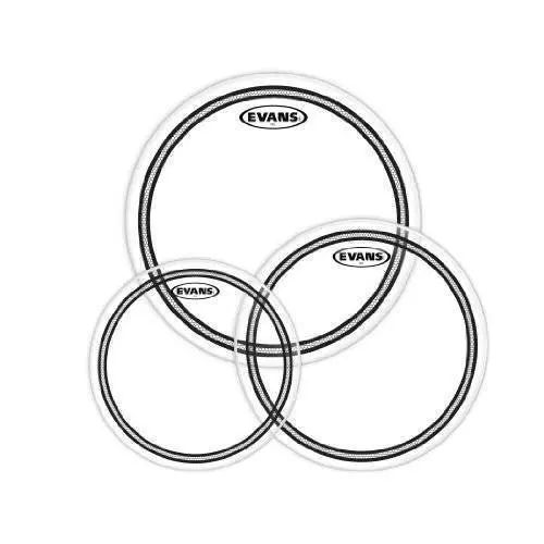 Evans EC2 Clear Tom Pack 10,12,14