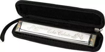 Hohner Echo Celeste F Harmonica W/case