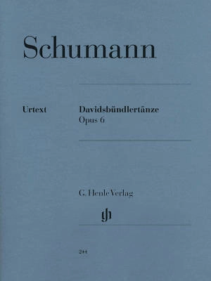 G. Henle Verlag - Davidsbundlertanze op. 6 - Schumann /Herttrich /Theopold - Piano - Book