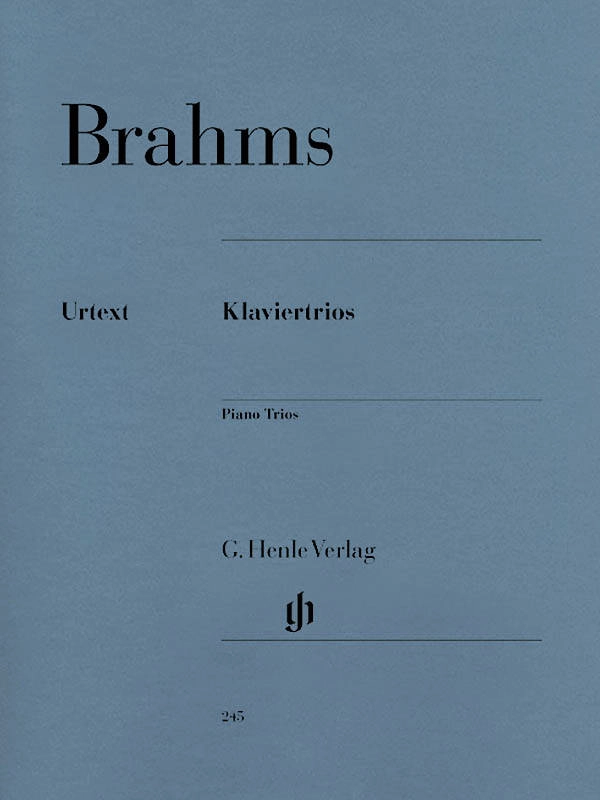 Piano Trios - Brahms /Herttrich /Theopold - Piano/Violin/Cello - Parts Set