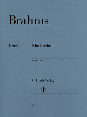 Piano Trios - Brahms /Herttrich /Theopold - Piano/Violin/Cello - Parts Set