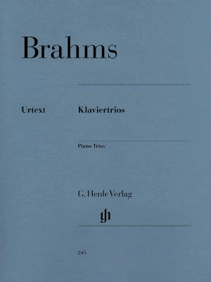 G. Henle Verlag - Piano Trios - Brahms /Herttrich /Theopold - Piano/Violin/Cello - Parts Set