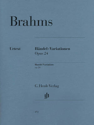 Handel Variations op. 24 - Brahms/Gerlach/Theopold  - Piano - Book