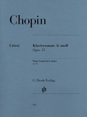 G. Henle Verlag - Piano Sonata b flat minor op. 35 - Chopin /Zimmermann /Theopold - Piano - Sheet Music