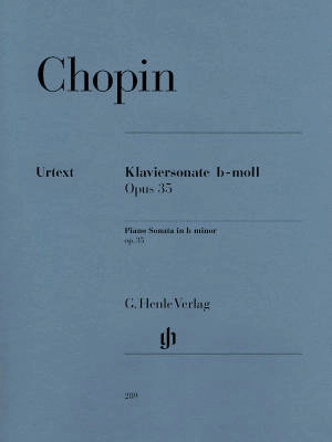 G. Henle Verlag - Piano Sonata b flat minor op. 35 - Chopin /Zimmermann /Theopold - Piano - Sheet Music