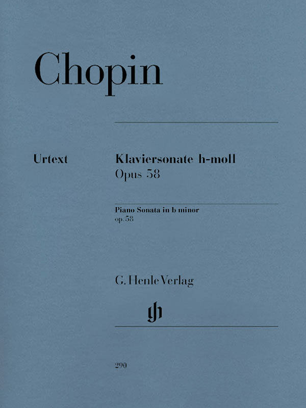 Piano Sonata b minor op. 58 - Chopin /Zimmermann /Theopold - Piano - Sheet Music