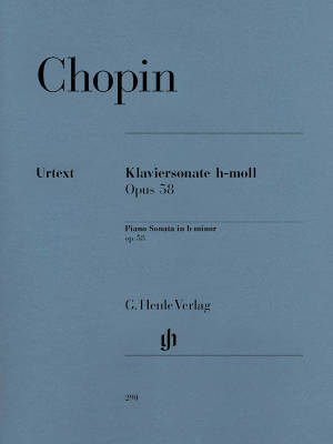 Piano Sonata b minor op. 58 - Chopin /Zimmermann /Theopold - Piano - Sheet Music