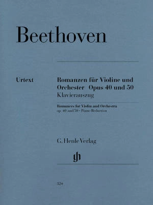 G. Henle Verlag - Romances G major op. 40 and F major op. 50 - Beethoven /Kojima /Schneiderhan - Violin/Piano - Book