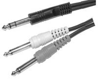 Link Audio 1/4 TRS to 2x 1/4 Mono Y-Cable - 10 foot