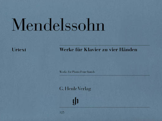 G. Henle Verlag - Works for Piano Four-hands - Mendelssohn /Heinemann /Groethuysen - Piano Duet (1 Piano, 4 Hands) - Book