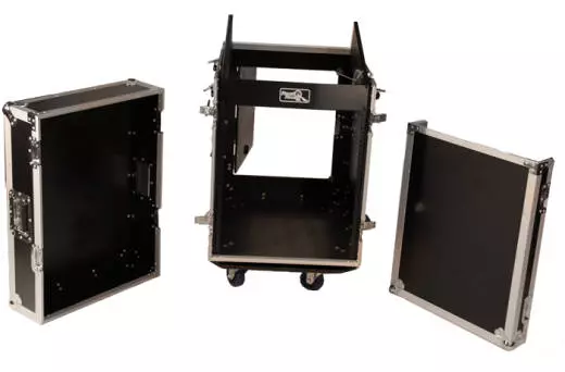 12U Slant Rack/12U Vertical Rack with Casters