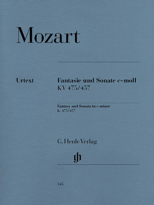 Fantasy and Sonata c minor K. 475/457 - Mozart/Herttrich/Theopold - Piano - Sheet Music