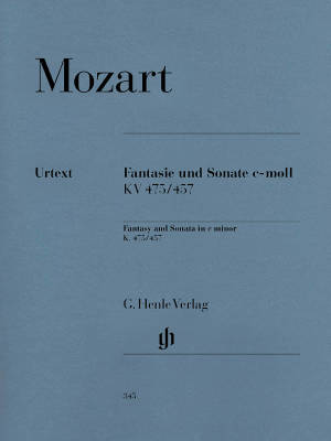 Fantasy and Sonata c minor K. 475/457 - Mozart/Herttrich/Theopold - Piano - Sheet Music