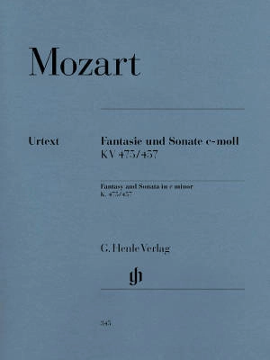 G. Henle Verlag - Fantasy and Sonata c minor K. 475/457 - Mozart/Herttrich/Theopold - Piano - Sheet Music