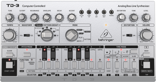 Behringer - TD-3 Analog Bass Line Synthesizer - Silver