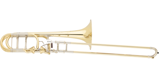 Q-Series Professional Bass Trombone with Axial F/Gb Attachment - Yellow-Brass Bell