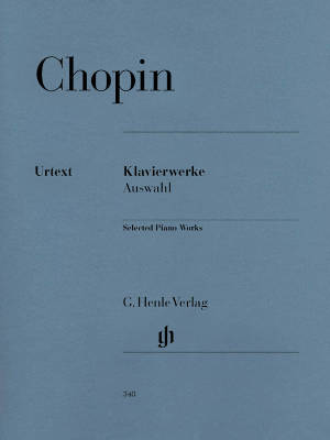 G. Henle Verlag - Selected Piano Works - Chopin /Zimmermann /Mullemann - Piano - Book