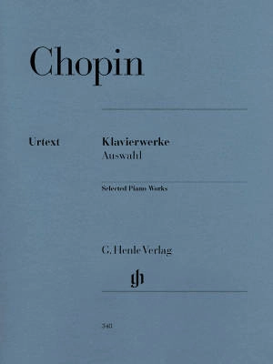 G. Henle Verlag - Selected Piano Works - Chopin /Zimmermann /Mullemann - Piano - Book