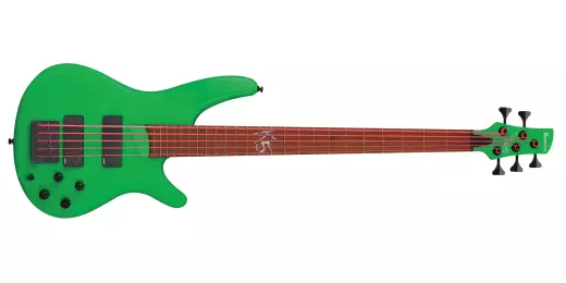K5LTD Fieldy Signature Electric Bass - Fluorescent Green Matte