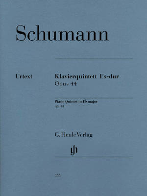 G. Henle Verlag - Quintette pour piano en mi bmol majeur op. 44 - Schumann /Herttrich /Schilde - Piano/2 Violons/Alto/Violoncelle - Ensemble de pices
