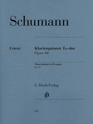 G. Henle Verlag - Piano Quintet E flat major op. 44 - Schumann /Herttrich /Schilde - Piano/2 Violins/Viola/Cello - Parts Set