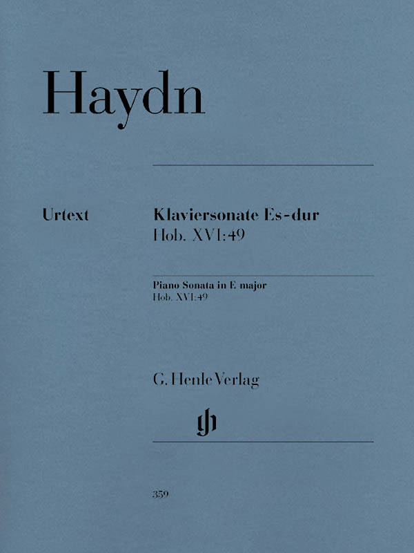 Piano Sonata E flat major Hob. XVI:49 - Haydn/Feder/Theopold - Piano - Sheet Music