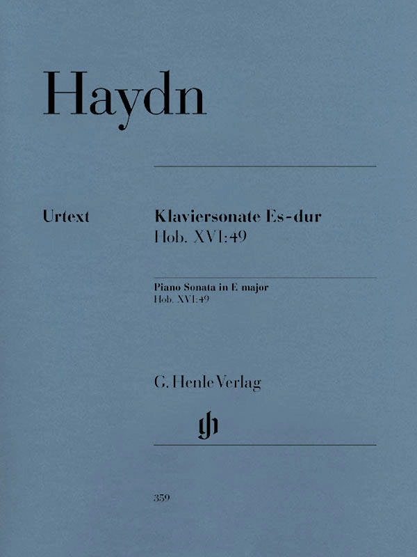 Piano Sonata E flat major Hob. XVI:49 - Haydn/Feder/Theopold - Piano - Sheet Music