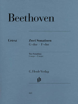 G. Henle Verlag - Two Sonatinas G major and F major, Anh. 5 - Beethoven/Irmer/Lampe - Piano - Sheet Music
