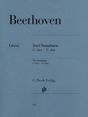 G. Henle Verlag - Two Sonatinas G major and F major, Anh. 5 - Beethoven/Irmer/Lampe - Piano - Sheet Music