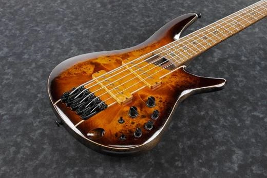 Basse à 5 cordes SR5PBLTD SR Premium LTD - Dragon Eye Burst Low Gloss