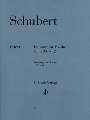 G. Henle Verlag - Impromptu E flat major op. 90 no. 2 D 899 - Schubert/Gieseking - Piano - Sheet Music
