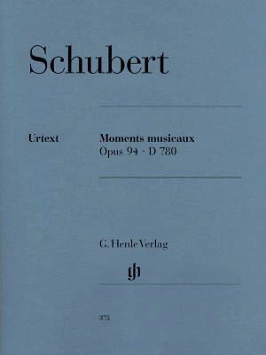 G. Henle Verlag - Moments Musicaux op. 94 D 780 - Schubert/Gieseking - Piano - Book