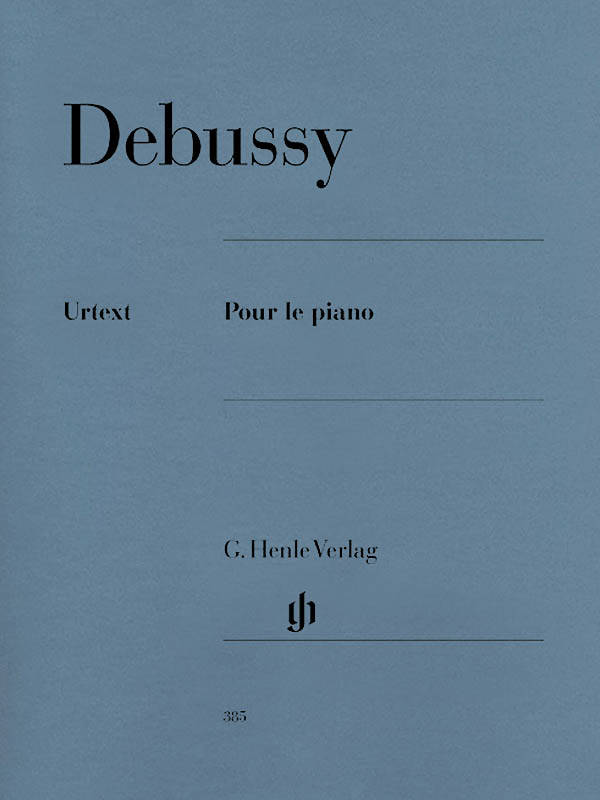Pour le Piano - Debussy /Heinemann /Theopold - Piano - Book