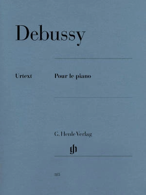 G. Henle Verlag - Pour le Piano - Debussy /Heinemann /Theopold - Piano - Book
