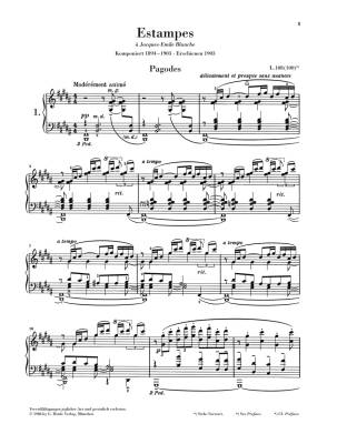 Estampes - Debussy /Heinemann /Theopold - Piano - Book