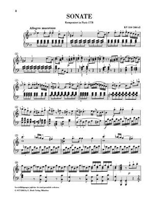 Piano Sonata a minor K. 310 (300d) - Mozart /Herttrich /Theopold - Piano - Sheet Music