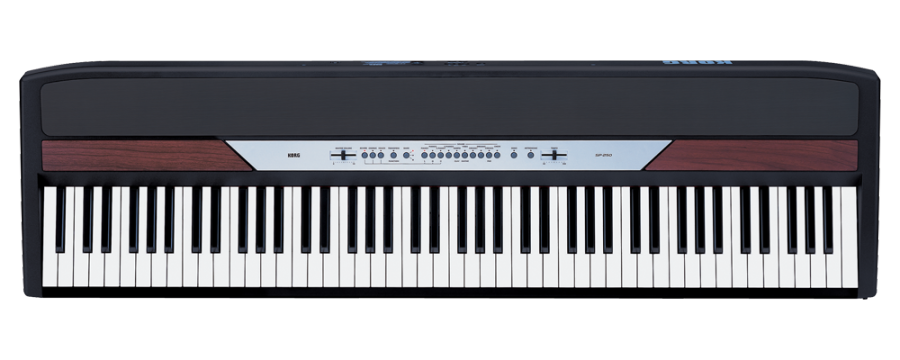 SP-250 Korg  Black Digital Piano (stand/spkrs)