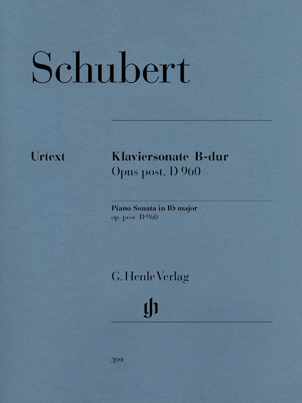 Piano Sonata B flat major op. post. D 960 - Schubert/Mies/Theopold - Piano - Sheet Music