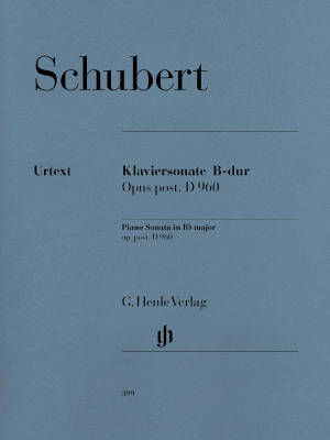 G. Henle Verlag - Piano Sonata B flat major op. post. D 960 - Schubert/Mies/Theopold - Piano - Sheet Music