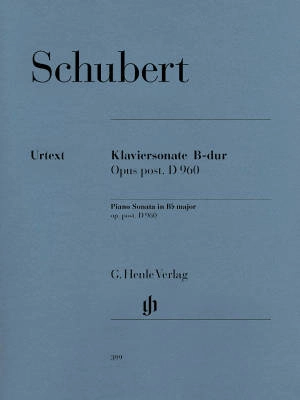 G. Henle Verlag - Piano Sonata B flat major op. post. D 960 - Schubert/Mies/Theopold - Piano - Sheet Music