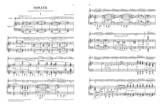 Violin Sonata g minor - Debussy /Heinemann /Guntner - Violin/Piano - Sheet Music