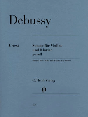 Violin Sonata g minor - Debussy /Heinemann /Guntner - Violin/Piano - Sheet Music